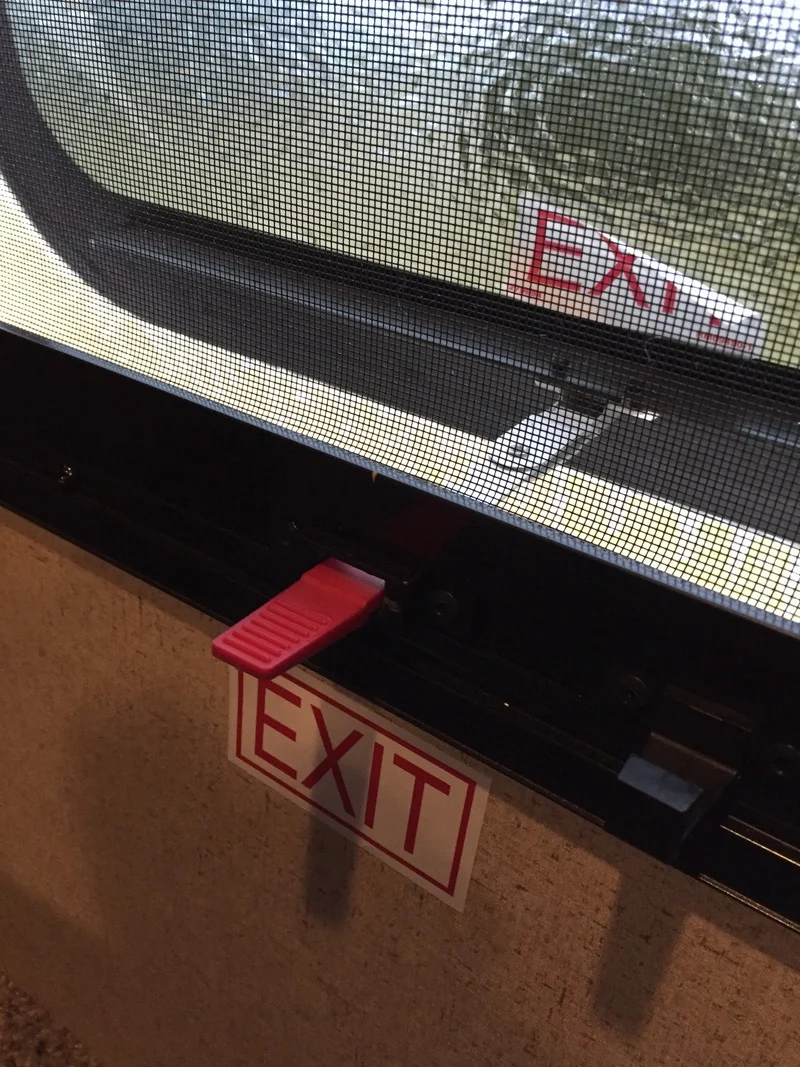 Exiting your RV in an Emergency